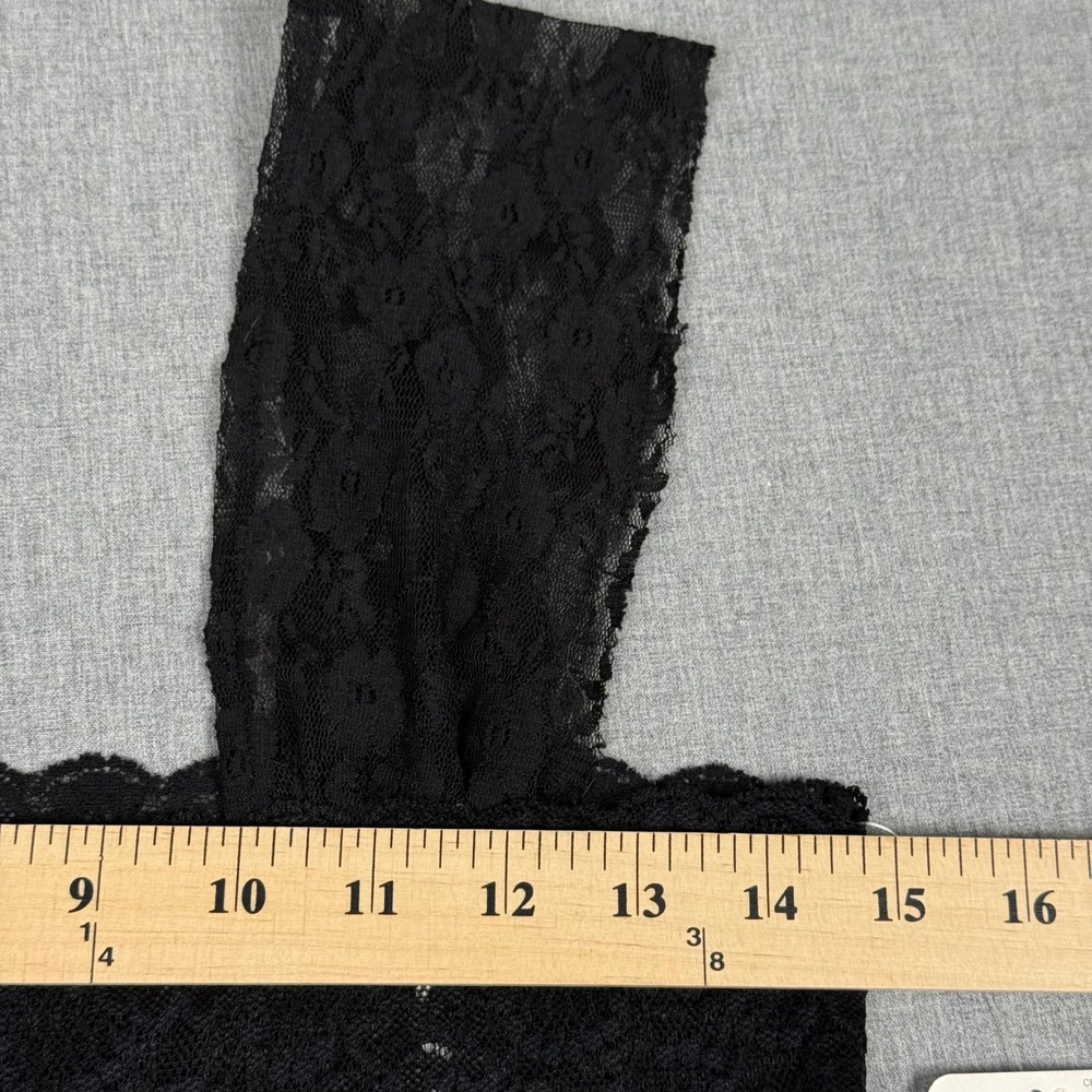 Free People Black Lace Maxi Dress Intimately NWT Medium Goth Boho - Picture 9 of 12